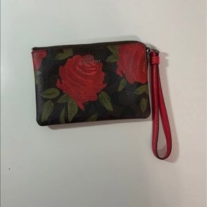 Coach Rose Wristlet